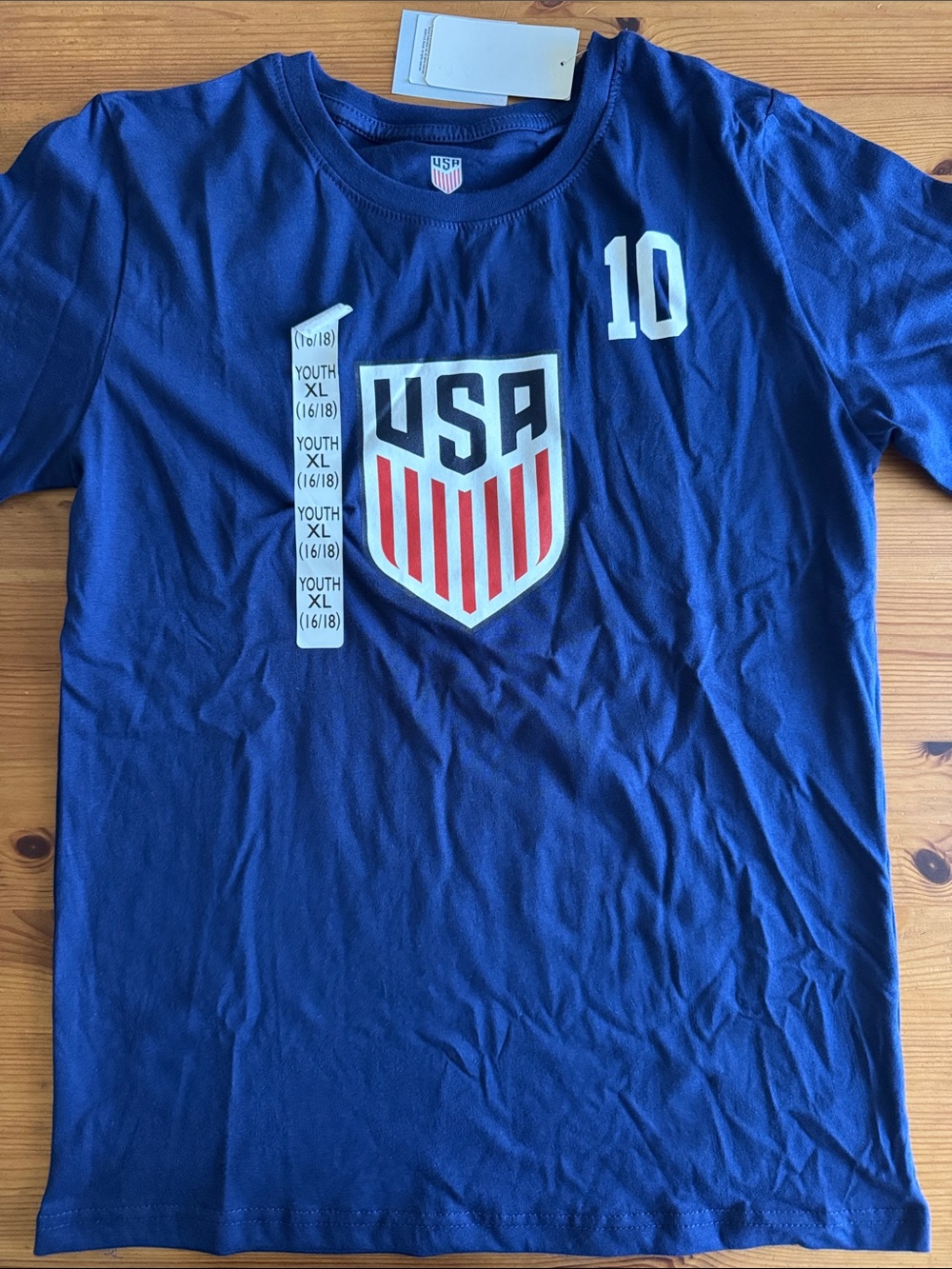 FIFA World Cup Soccer Team USA Number 10 Pulisic Tee Shirt